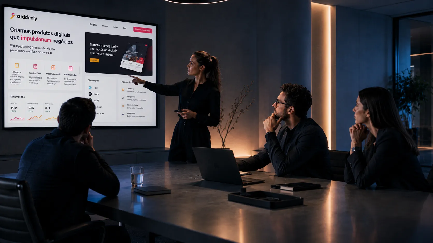 Cases e projetos digitais entregues pela Suddenly